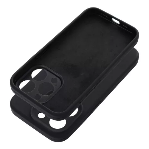 Case SILICONE 2mm iPhone 16 tok, fekete