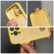 Case SILICONE 2mm iPhone 16 Pro tok, sárga