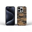 FORCELL F-PROTECT Levels Dual Layer 4D technology, Miliatry Drop-Test MagSafe iPhone 16 tok, tereptok, mentazöldás barna