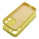 Case SILICONE 2mm iPhone 16 Plus tok, sárga
