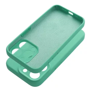 Case SILICONE 2mm iPhone 16 Plus tok, mentazöld
