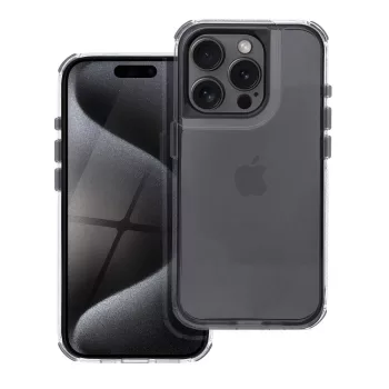 MATRIX CLEAR Case iPhone 16 Pro Max tok, fekete