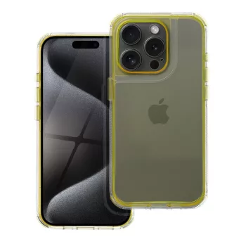 MATRIX CLEAR Case iPhone 16 Pro Max tok, sárga