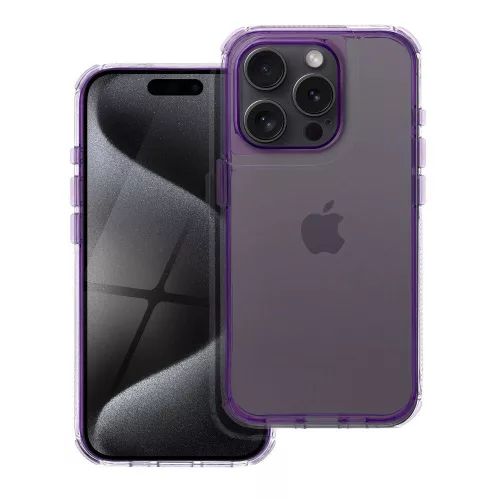 MATRIX CLEAR Case iPhone 16 tok, lila
