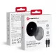 FORCELL F-ENERGY Smart Charge Qi2 15W vezeték nélküli töltő with 150cm detachable kábel compatible with MagSafe , ezüst