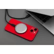 FORCELL F-ENERGY Smart Charge Qi2 15W vezeték nélküli töltő with 150cm detachable kábel compatible with MagSafe , ezüst