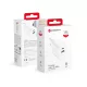 FORCELL F-ENERGY TFK-TC-35WPD hálózati töltő Type C + USB A PD QC4.0 3A 35W, fehér