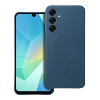   SILICONE MAG COVER case compatible with MagSafe SAMSUNG GALAXY A16 tok, kék