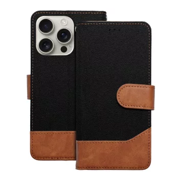 JEANS Book iPhone 16 Pro Max tok, fekete