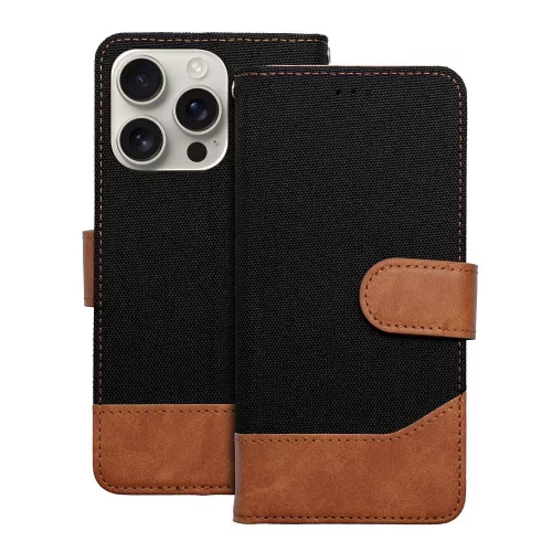 JEANS Book iPhone 16 Pro Max tok, fekete