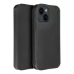 DUAL POCKET Book case Samsung Galaxy S25 Plus tok, fekete
