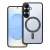 ELECTRO MAG COVER case compatible with MagSafe Samsung Galaxy S25 tok, fekete