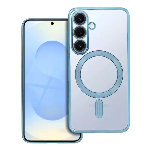 ELECTRO MAG COVER case compatible with MagSafe Samsung Galaxy S25 tok, kék