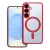ELECTRO MAG COVER case compatible with MagSafe Samsung Galaxy S25 tok, piros