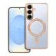 ELECTRO MAG COVER case compatible with MagSafe Samsung Galaxy S25 tok, arany