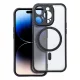 FULL MATTE MAG COVER case compatible with MagSafe Samsung Galaxy S25 Plus tok, fekete