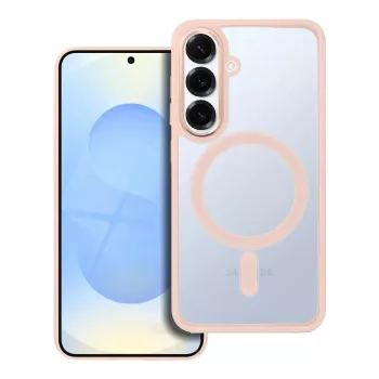   COLOR EDGE MAG COVER case compatible with MagSafe Samsung Galaxy S25 tok, rózsaszín