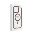 MATTE MAG COVER case compatible with MagSafe Samsung Galaxy S25 PLUS tok, szilva piros