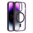 MATTE MAG COVER case compatible with MagSafe Samsung Galaxy S25 PLUS tok, lila