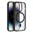 MATTE MAG COVER case compatible with MagSafe Samsung Galaxy S25 ULTRA tok, fekete