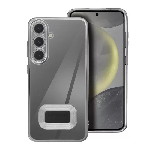 Case GLAM Samsung Galaxy S25 Plus tok, ezüst