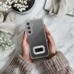 Case GLAM Samsung Galaxy S25 Plus tok, ezüst