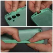 Case SILICONE 2mm Samsung Galaxy S25 Ultra tok, mentazöld