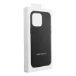 LEATHER MAG COVER case Samsung Galaxy S25 PLUS tok, fekete