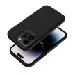 LEATHER MAG COVER case Samsung Galaxy S25 PLUS tok, fekete