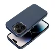 LEATHER MAG COVER case Samsung Galaxy S25 PLUS indigo tok, kék