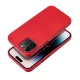 LEATHER MAG COVER case Samsung Galaxy S25 PLUS tok, piros