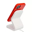 LEATHER MAG COVER case Samsung Galaxy S25 PLUS tok, piros