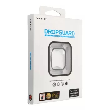 X-ONE Dropguard Case - Apple Watch 10 42mm tok, átlátszó
