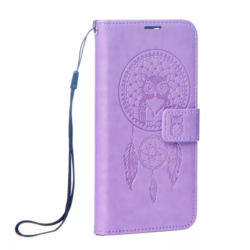 MEZZO Book case Samsung Galaxy S25 Ultra dreamcatcher tok, lila