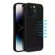 BREEZY case Samsung Galaxy S25 Ultra tok, fekete