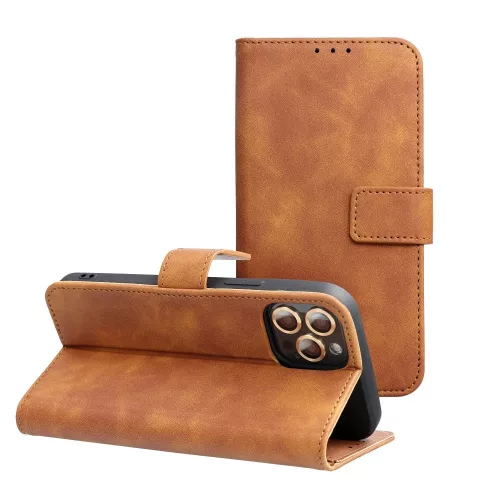 TENDER Book Case Samsung Galaxy S25 Plus tok, barna