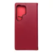 SMART PRO Book leather case Samsung Galaxy S25 Ultra tok, piros