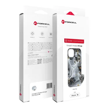   FORCELL F-PROTECT Mirage, Military Drop-Tested case MagSafe IPHONE 15 tok, ezüst