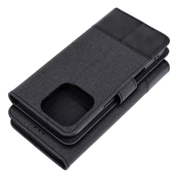 GOMMA Book Samsung Galaxy S25 Ultra tok, fekete