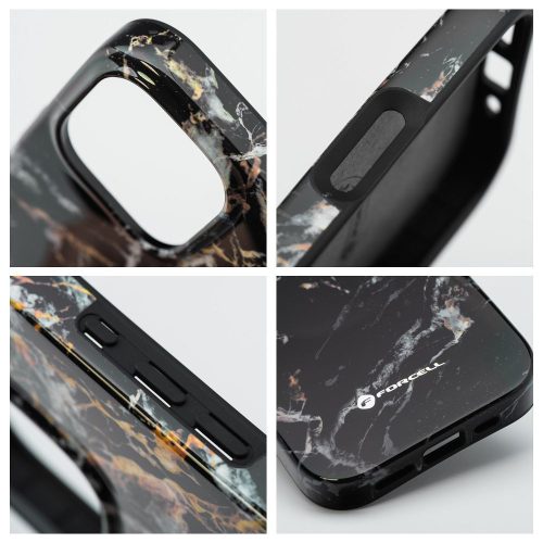 FORCELL F-PROTECT Mirage, Military Drop-Tested case MagSafe IPHONE 15 PRO MAX tok, fekete