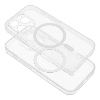   CLEAR MAG COVER case, camera protection MagSafe IPHONE 15 tok, átlátszó