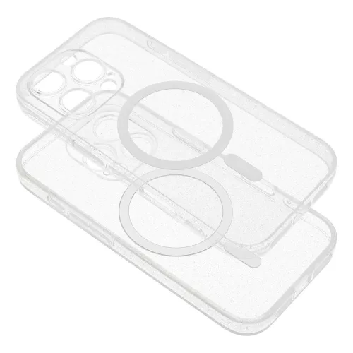CLEAR MAG COVER case, camera protection MagSafe IPHONE 15 tok, átlátszó