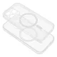 CLEAR MAG COVER case, camera protection MagSafe IPHONE 15 tok, átlátszó