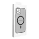 CLEAR MAG COVER case, camera protection MagSafe IPHONE 15 tok, fekete