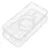 CLEAR MAG COVER case camera protection MagSafe IPHONE 14 tok, átlátszó glitter