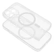 CLEAR MAG COVER case camera protection MagSafe IPHONE 14 tok, átlátszó glitter
