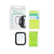 Bestsuit tok, edzett üvegfóliával Apple Watch 10 (46mm) tok, üvegfólia, fekete
