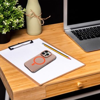   Case SIMPLY MagSafe IPHONE 15 Pro Max titanium desert tok, rozéarany