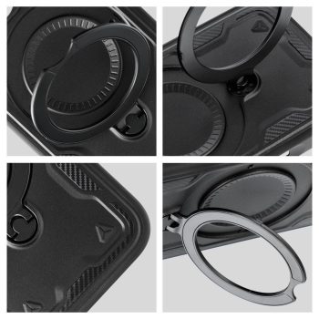 Case FROST ARMOR SAMSUNG A55 tok, fekete