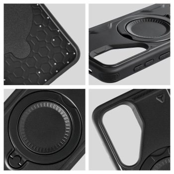 Case FROST ARMOR Samsung Galaxy S24 FE tok, fekete